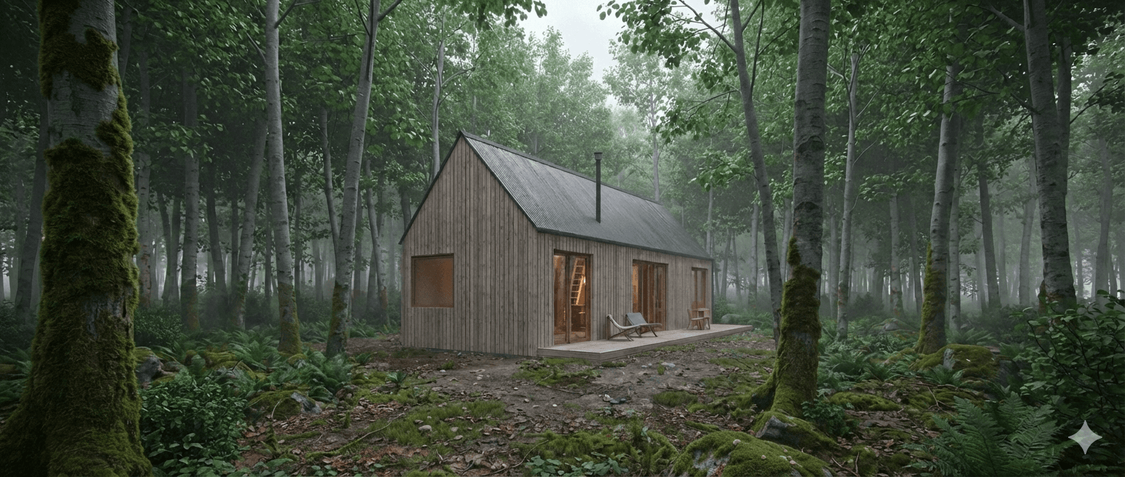 Luxury Nordic cabin in the Olympic Peninsula